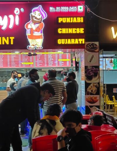 We have two franchises in Rajkot, This is one of them At Akashvani Chowk