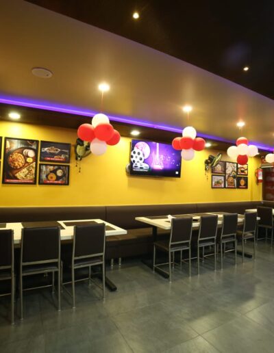 Junagadh's Pandeyji Restaurant interior