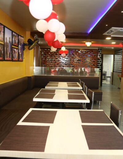 Junagadh's Pandeyji Restaurant interior